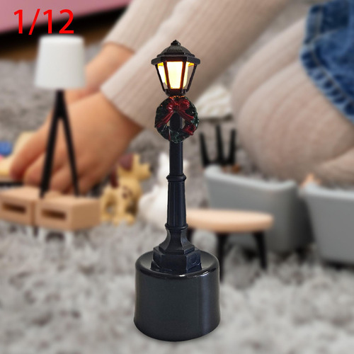 3 Modelo De Farola En Miniatura A Escala 1:12, Cabezal