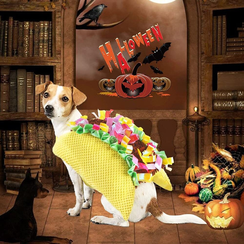 Disfraz De Taco Para Perro, Disfraz De Halloween Para Perro