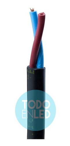 Imagen 2 de 7 de Cable Envainado Redondo Tpr 2 X 1,5 Mm X 100 Mts Tt2x015