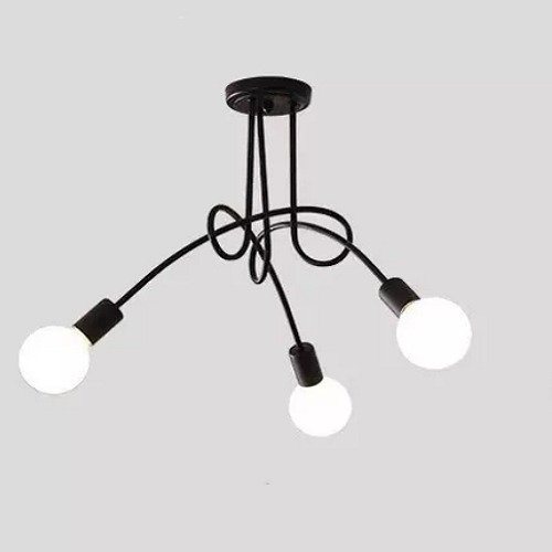 Luminária Lustre Pendente Sputnik Para 3 Lâmpadas