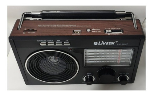 Imagem 5 de 5 de Radio Portatil Analogico Ondas Curta Recarregavel 3em1 Usb