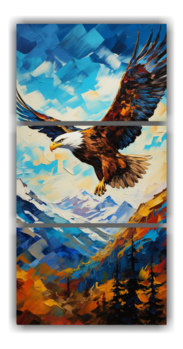 75x150cm Cuadros Decorativos: Ascensión De Águila Sobre Mo