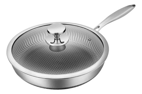 Sartén Wok Con Tapa Eléctrica Fácil De 32cm Con Tapa