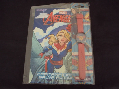 Enciclopedia Marvel Ms Marvel - Con Reloj