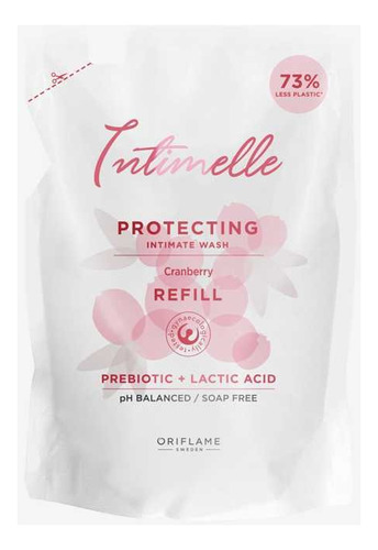 Repuesto Gel De Limpieza Íntima Oriflame Intimelle Arandado