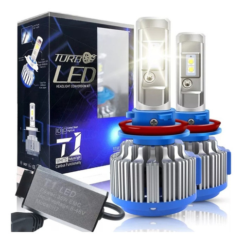 Luces Turbo Led Multi Voltaje C/ Canbus 35w 8000 Lm Original