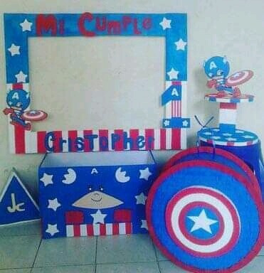 Piñata Capitán América