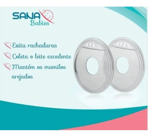 Concha Flexível Para Amamentação Bebe Seios - Sana Babies