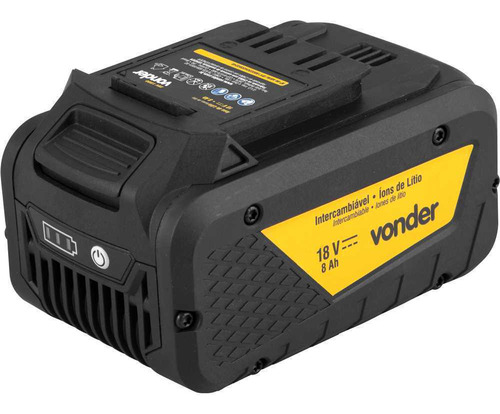 Motosserra Com 1 Bateria 8ah E Carregador Rápido Vonder