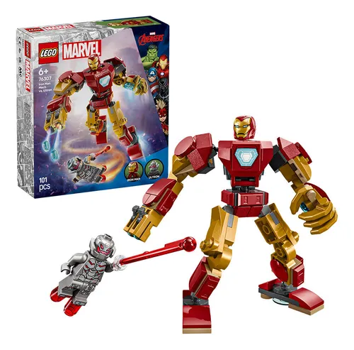 comprar Lego Marvel Armadura Robótica De Iron Man Vs. Ultrón - 76307
