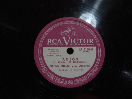 Pasta Glenn Miller Rca Victor 0166 472852 681270 C49