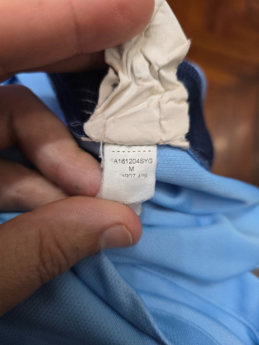 Camiseta Titular Manchester City 2018/19, De Bruyne 17 M (Usado)