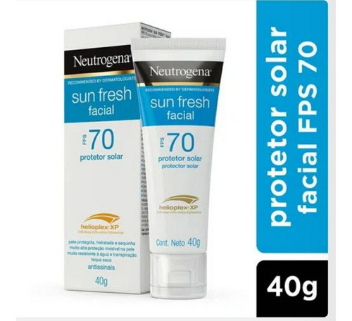 Kit Protetor Solar Sun Fresh Neutrogena Fps70 200ml + Facial