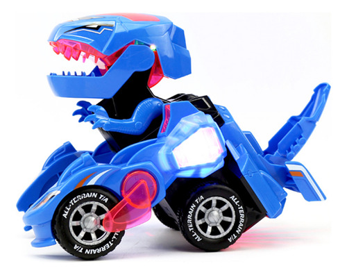 Imagen 10 de 10 de Auto Con Luces Que Se Transforma En Dinosaurio Deformación