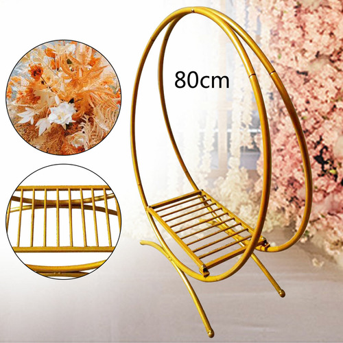 60/80cm Double Ring Wedding Cake Stand Flower Stand Flor Wss