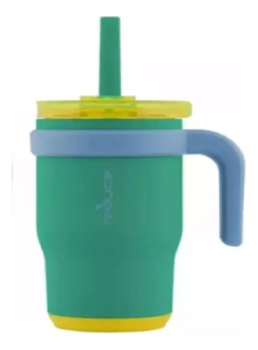 Reduce Termo 414 Ml Acero Inoxidable Con Asa Frio Caliente. Verde