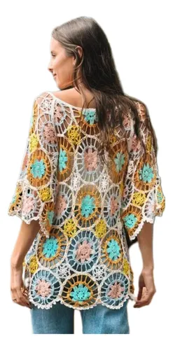 Remera crochet dama new arrivals