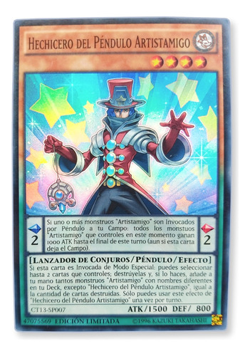 Yugi-oh! Performapal Pendulum Sorcerer Ct13-en007 Super