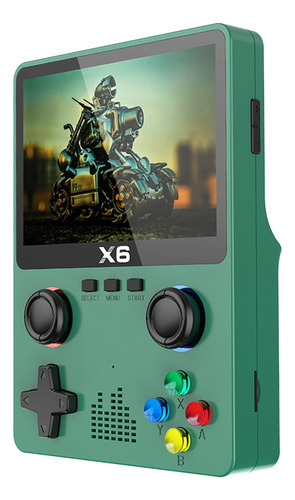 Jogador De Jogos Portátil X6 Portátil Com Tela Ips De 3, [u]
