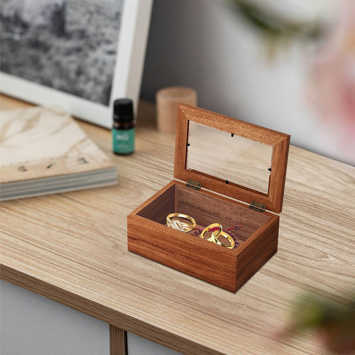 Caja De Almacenamiento De Madera Con Caja De Joyería De S