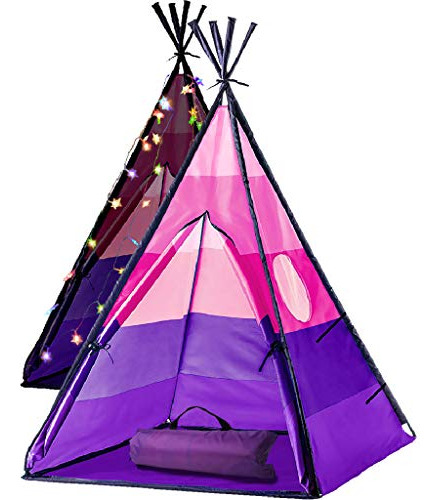 Limitlessfunn Teepee Kids Play Tent Bonus Star Lights Y Fund