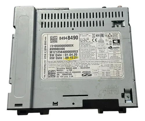 Modulo Multimídia Gm Chevrolet Onix 1.0 2020 - 2022 84948490