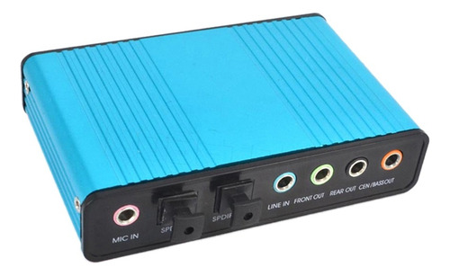 . Tarjeta De Sonido Externa Usb 5.1 Sonido Envolvente Audio