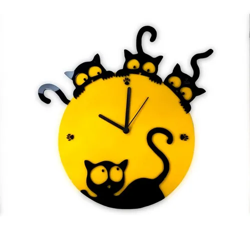 Reloj en forma de gato new arrivals