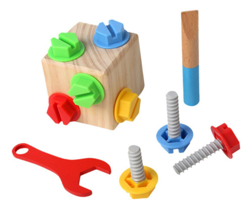 Nuevo Juego De Herramientas De Madera Diy Tuerca Ensamblaje