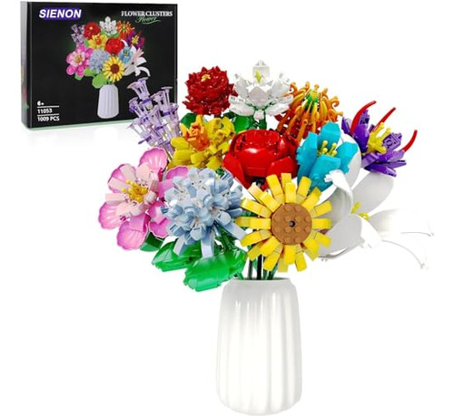 Constructor De Arreglos Florales - Set 1001 Piezas -12 Tipos