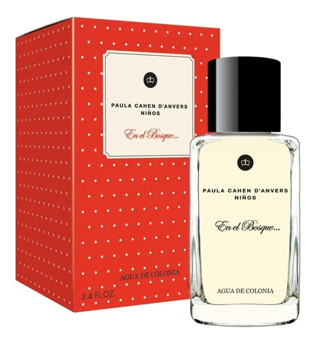 Perfume Paula En El Bosque Agua De Colonia Rojo 100 Ml