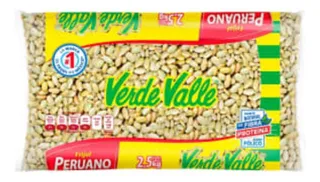 3 Pza Frijol Verde Valle Peruano 2.5 Kg