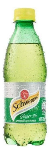 Pack De 12 Ginger Ale Schweppes Pet 355 Ml