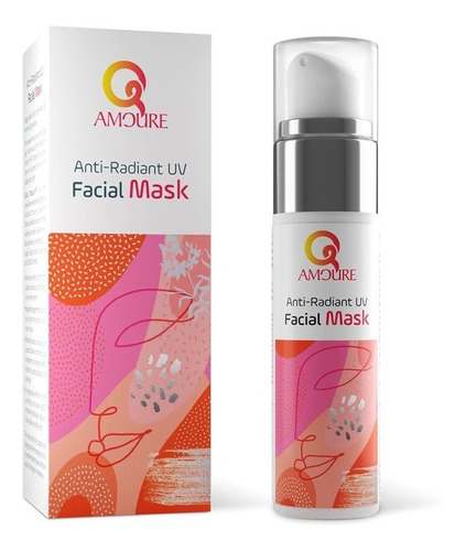 Máscara Facial Qamoure Daily Shield Uv50  100% Natural Y Ve