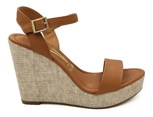 Sandalia vizzano marrom store salto grosso