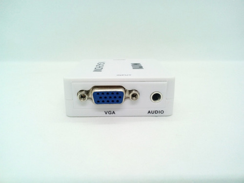 Adaptador Convertidor De Vga A Hdmi Tv Monitor Con Audio