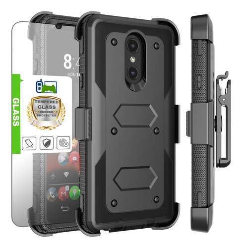Funda Protectora Pantalla Vidrio Templado Para LG Stylo 5 5x