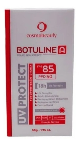 Botuline A Uv Protect Fps85 Ppd50 18h Cosmobeauty 50g Momento de aplicação Dia/Noite Tipo de pele Normal