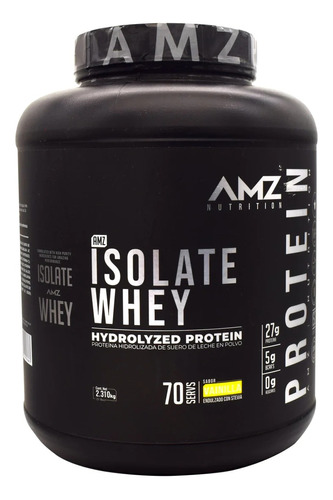 Isolate Whey Vainilla 2.310 K Amz Proteína Hidrolizada 27g