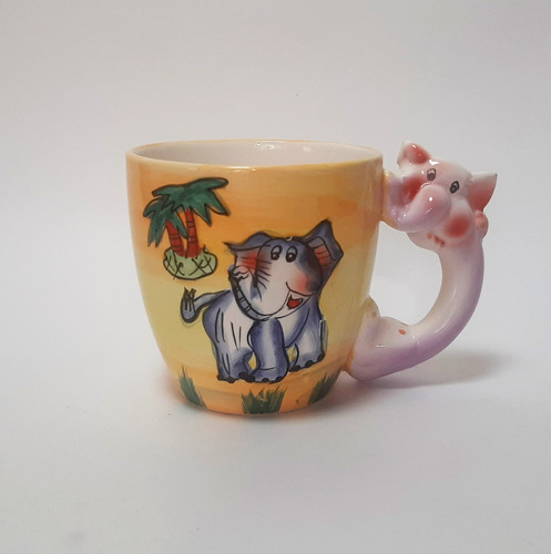 Taza Mug Simpático Diseño Elefante