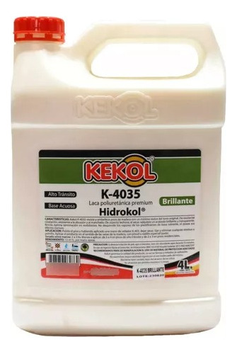 Hidrolaca Madera Plastificante Piso Melacril Kekol K4035 4l