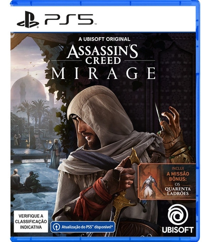 Assassins Creed Mirage Ps5 Mídia Física Novo Lacrado
