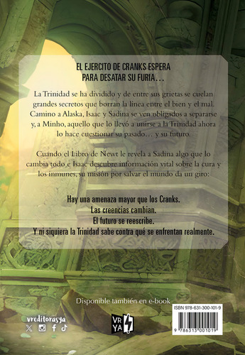 MAZE CUTTER - COMPLEJO DE DIOSES, de James Dashner., vol. 1. Editorial Vrya, tapa blanda, edición 1 en español, 2024