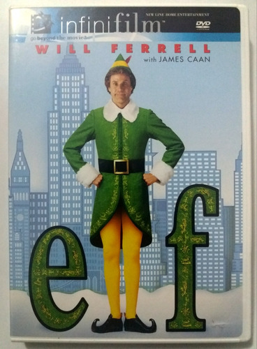 El Duende Elf Will Ferell Dvd Importado Audio Español +funda (Usado)