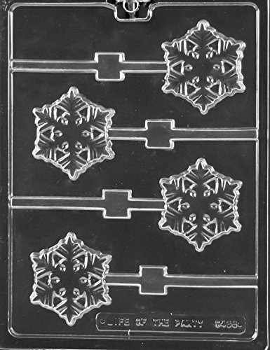 Molde De Chocolate Para Piruletas De Copo De Nieve Congelado