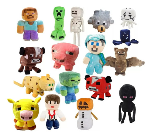 Peluches Del Juego Minecraft (20cm) Zombie