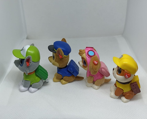 Lote 4 Figuras Original Paw Patrol Minis Ty Boos (Usado)
