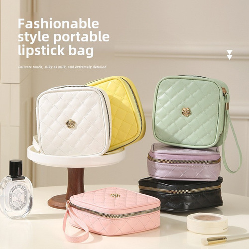 Minimonedero Compacto Con Forma De Bolsa De Maquillaje Con E