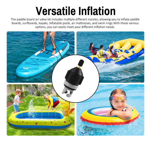 Kit Air Nozzle, Bomba Infladora Multifuncional Para Tablas D