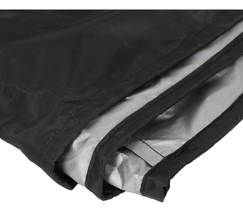 Funda Protectora De Sofá Negra En Forma De U Para Exteriores